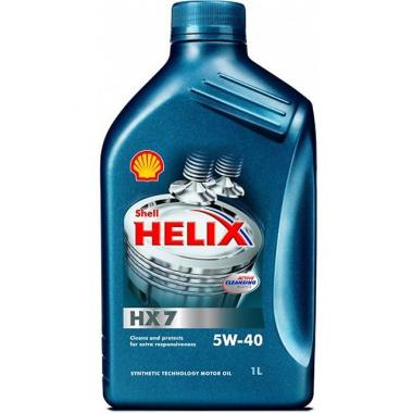 Масло SHELL HELIX HX7 5W-40 1л