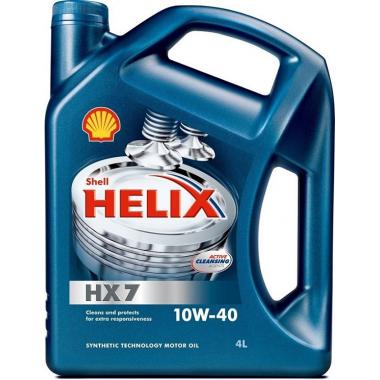 Масло SHELL HELIX HX7 10W-40 4л