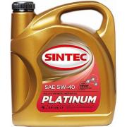 Масло моторное SINTEC Platinum SAE 5w40 API SN/CF 4 л синт.