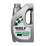Масло моторное Rolf Energy SAE 10W40 API SL/CF п/синт. 4л пласт. тара
