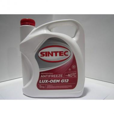 Антифриз Sintec G12+ красный 5кг