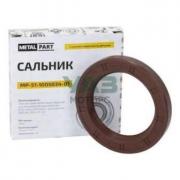 Сальник (55х80х10) коленвала, без обоймы, УАЗ (MetalPart)