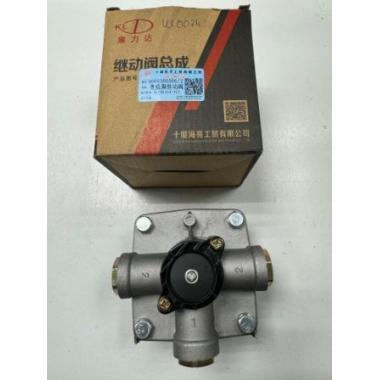 Клапан тормозной системы F3000 ускорительный 5 отверстий (MAN) SHAANXI Оригинал
